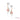 EDJE035/003 Desert Rose 18K White and Rose Gold Diamond Earrings - 7PR from Argyle mine