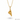 Australian Gold Nugget Jewellery 18 K Yellow Gold Diamond Pendant - EDJPNUG/189