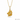 Australian Gold Nugget Jewellery 18 K Yellow Gold Diamond Pendant - EDJPNUG/215