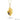 Australian Gold Nugget Jewellery 18 K Yellow Gold Diamond Pendant - EDJPNUG/234