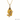 Australian Gold Nugget Jewellery 18 K Yellow Gold Diamond Pendant - EDJPNUG/252