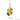 Australian Gold Nugget Jewellery 18 K Two Tone Diamond Pendant - EDJPNUG/264