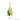 Australian Gold Nugget Jewellery 18 K Yellow Gold Diamond Pendant - EDJPNUG/276