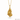 Australian Gold Nugget Jewellery 18 K Yellow Gold Diamond Pendant - EDJPNUG/219
